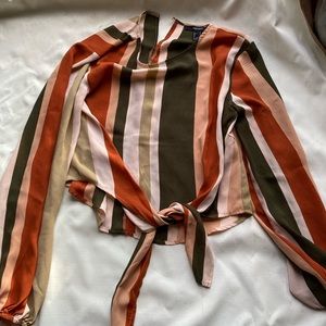 Forever 21 sheer blouse